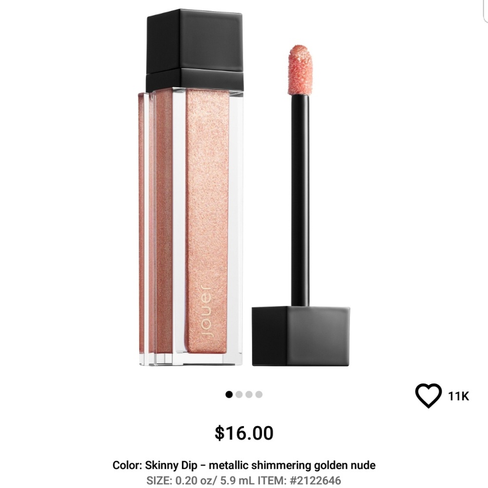 Jouer long-wear lip topper in skinny dip